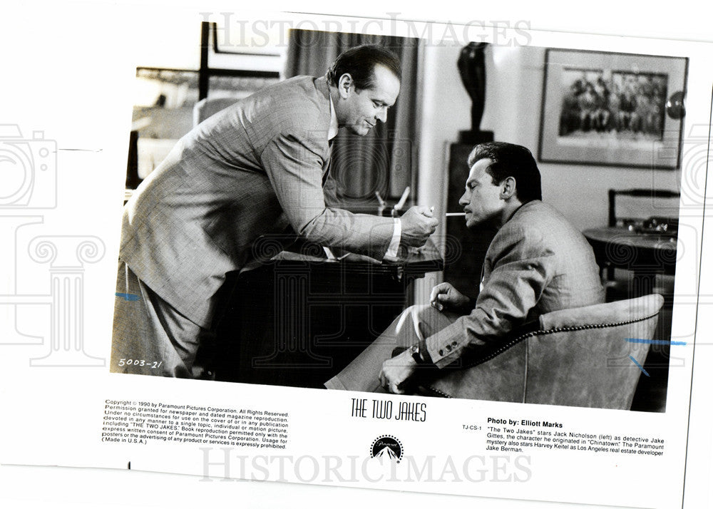 1992 Press Photo Harvey Keitel American Actor - Historic Images