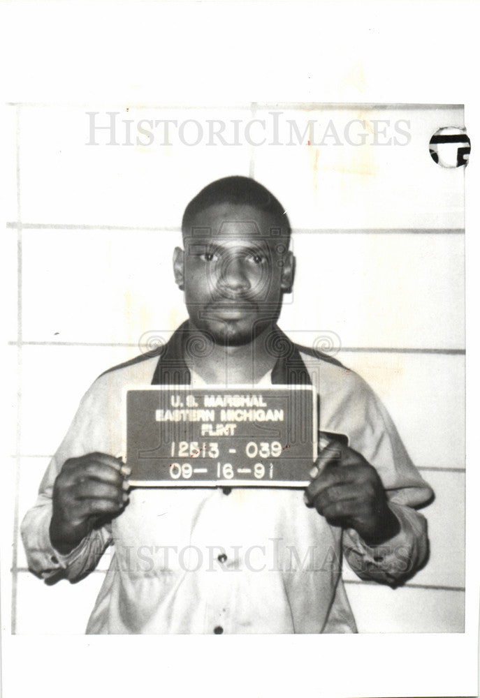 1982 Press Photo Lonzo Keel aka Lonzo King mugshot - Historic Images
