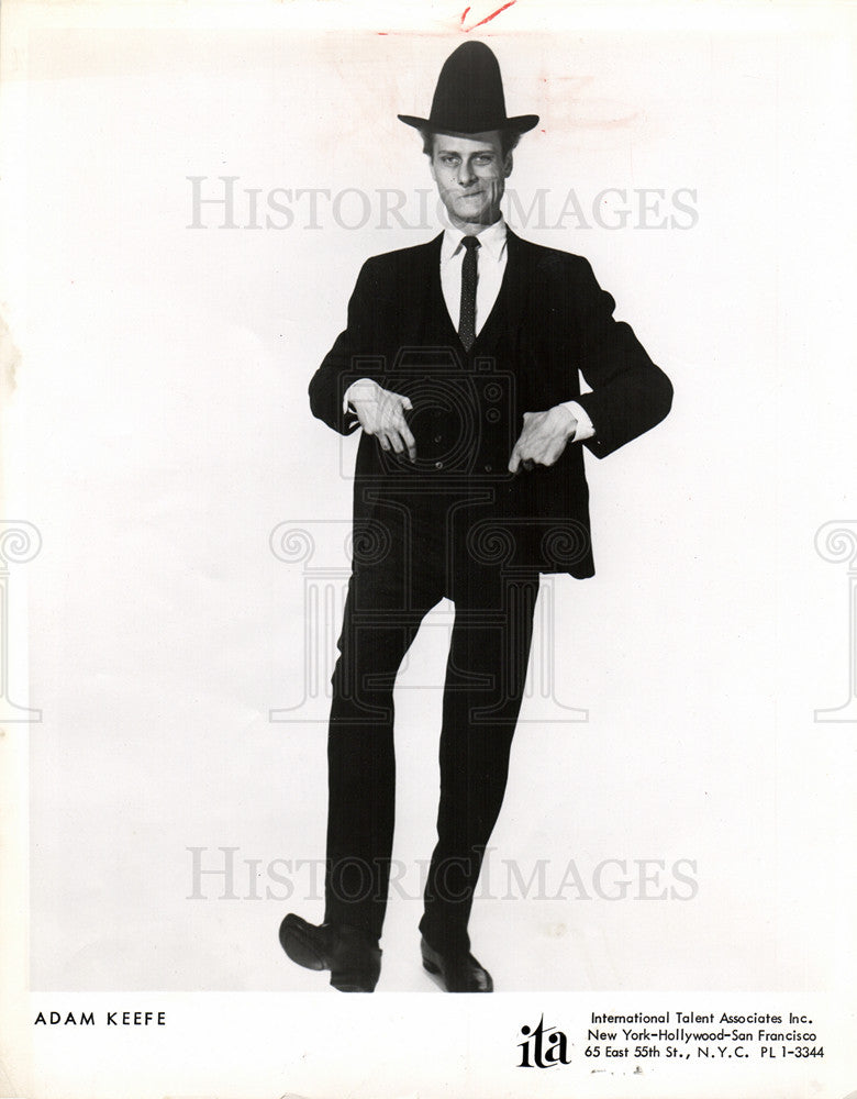 1961 Press Photo Adam Keefe Comedian - Historic Images