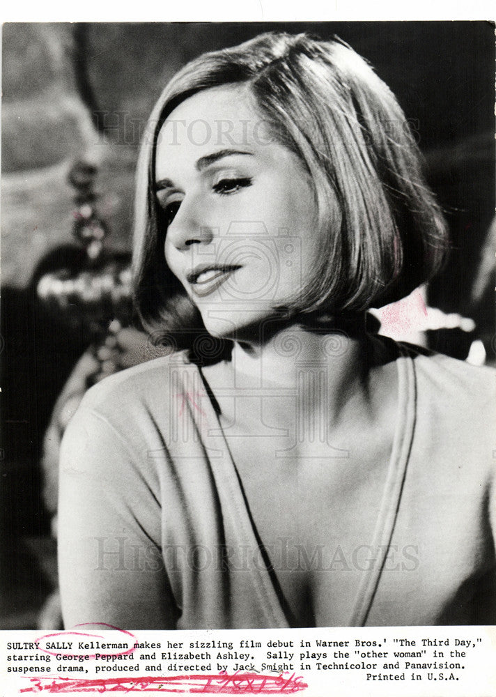 1965 Press Photo Sally Kellerman Third Day Movie Drama - Historic Images