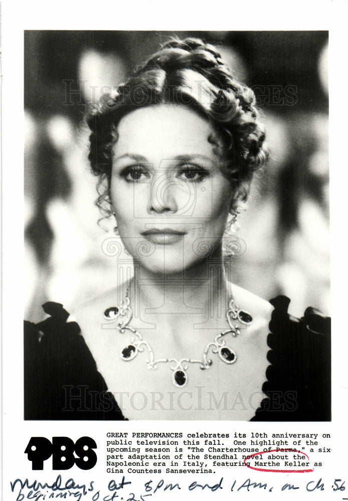 1983 Press Photo Marthe Keller pbc great performance - Historic Images