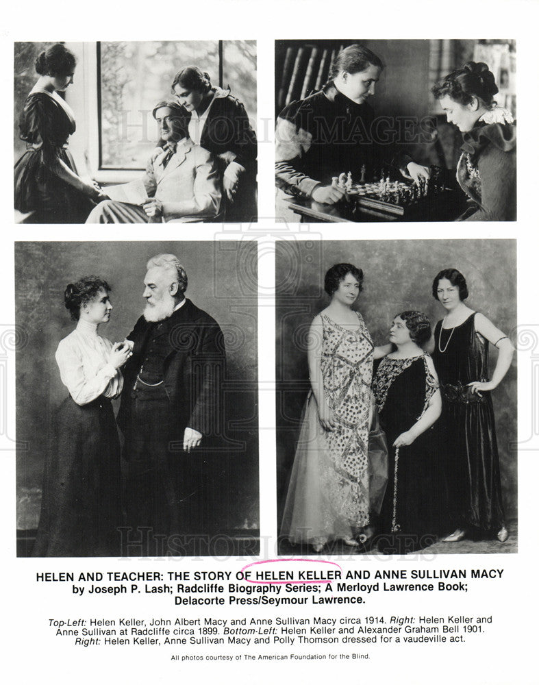 1980 Press Photo Helen Keller - Historic Images