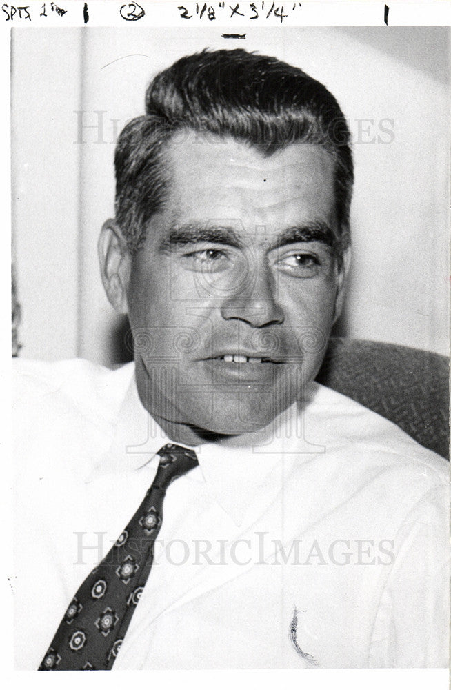 1957 Press Photo Charlie Keller NY Yankees Coach - Historic Images