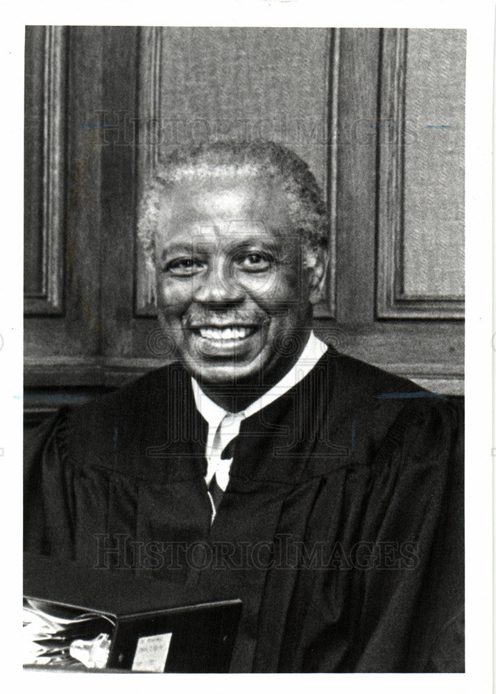 1995 Press Photo Damon Keith Senior Judge US. - Historic Images