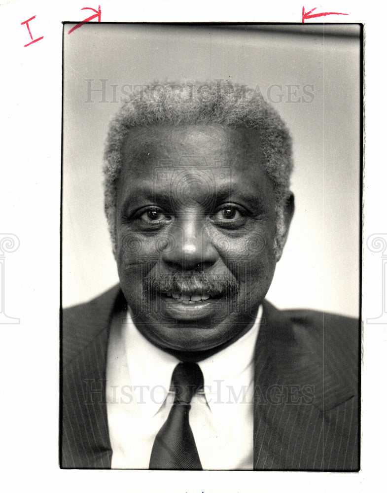 1987 Press Photo Judge Damon Keith - Historic Images
