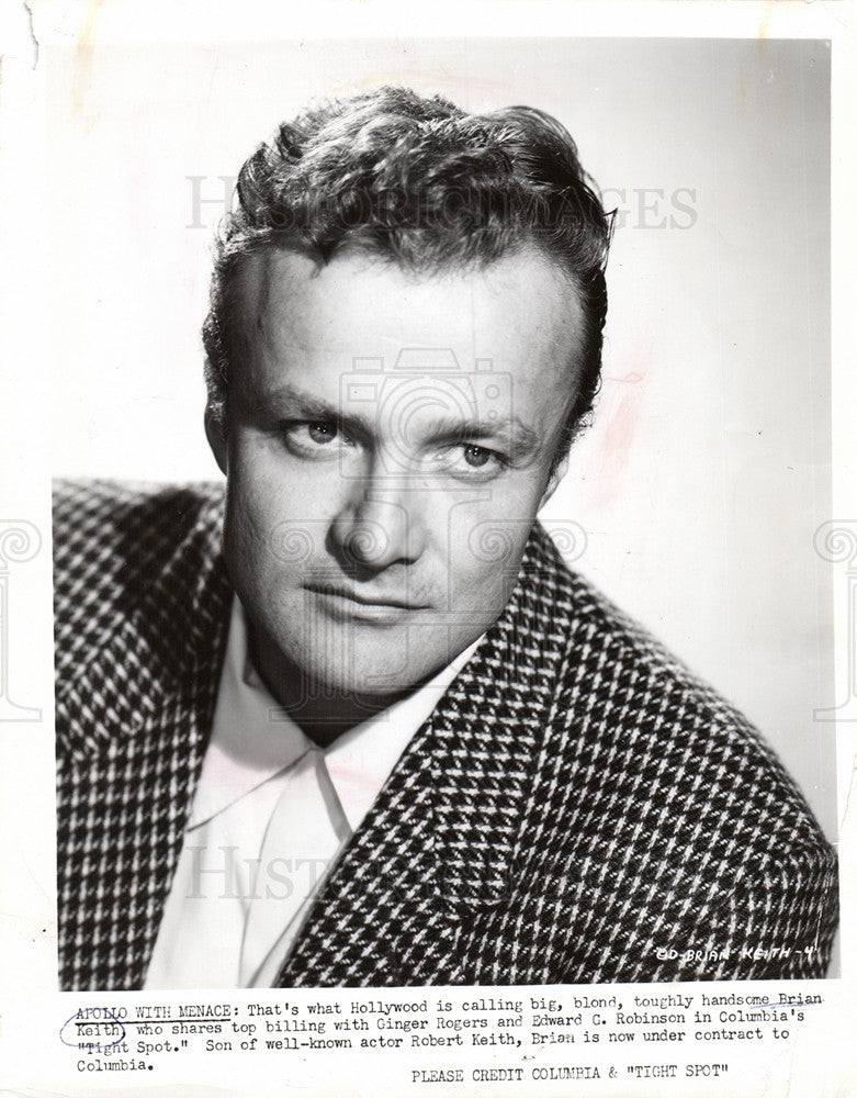 1955 Press Photo Brian Keith American actor - Historic Images