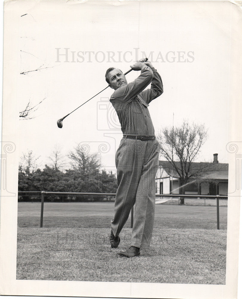 1947 Press Photo Herman Keiser golfer PGA Tour - Historic Images