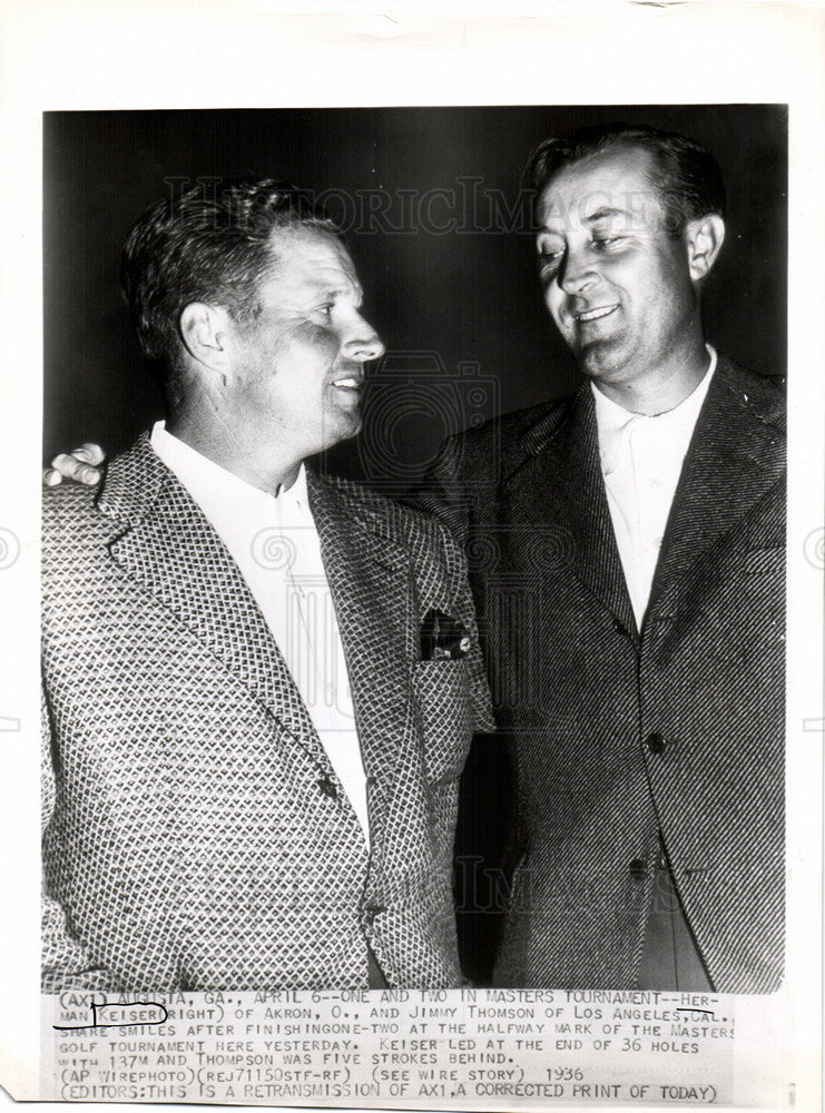 1946 Press Photo Herman W Keiser PGA golfer Springfield - Historic Images