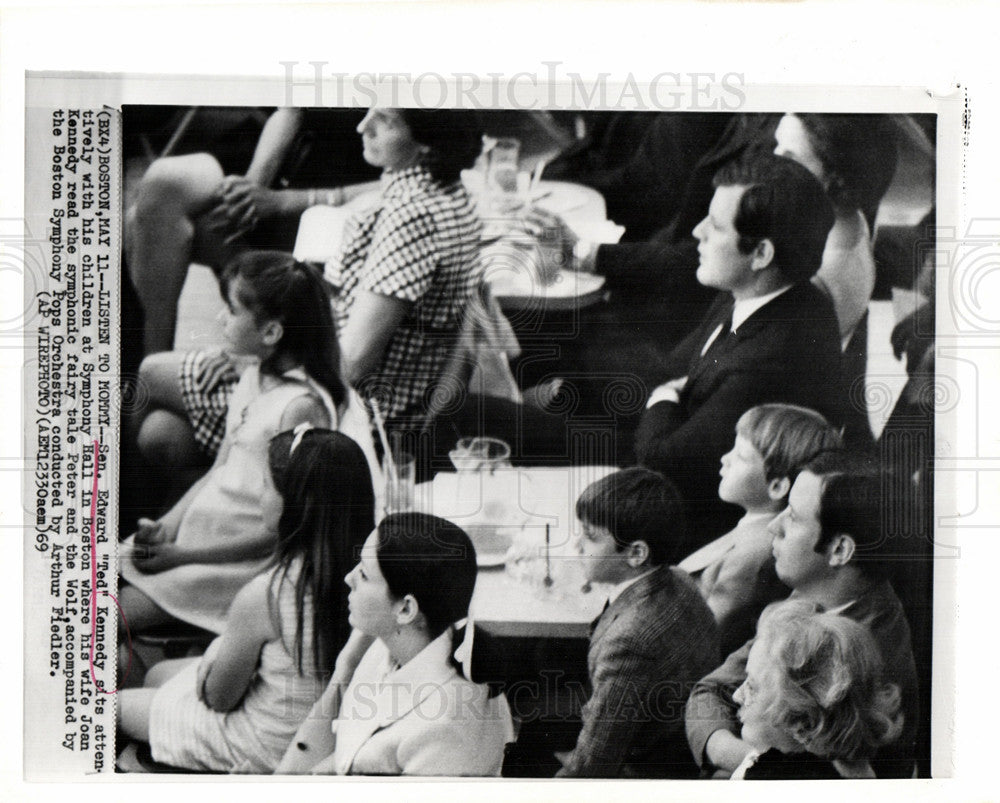 1969 Press Photo Sen. Edward &quot;Ted&quot; Kennedy - Historic Images