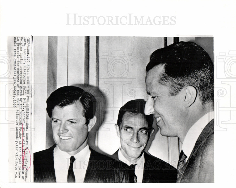 1969 Press Photo Edward Kennedy Senator DemocraticParty - Historic Images