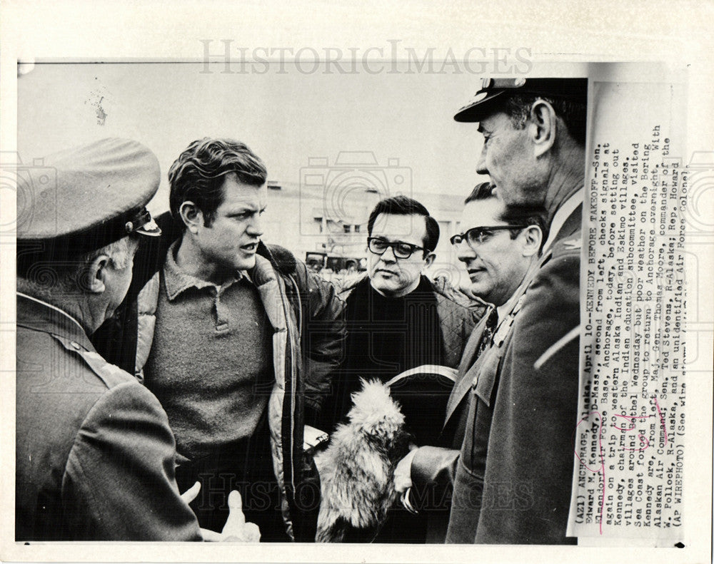 1969 Press Photo Edward Kennedy Senator DemocraticParty - Historic Images