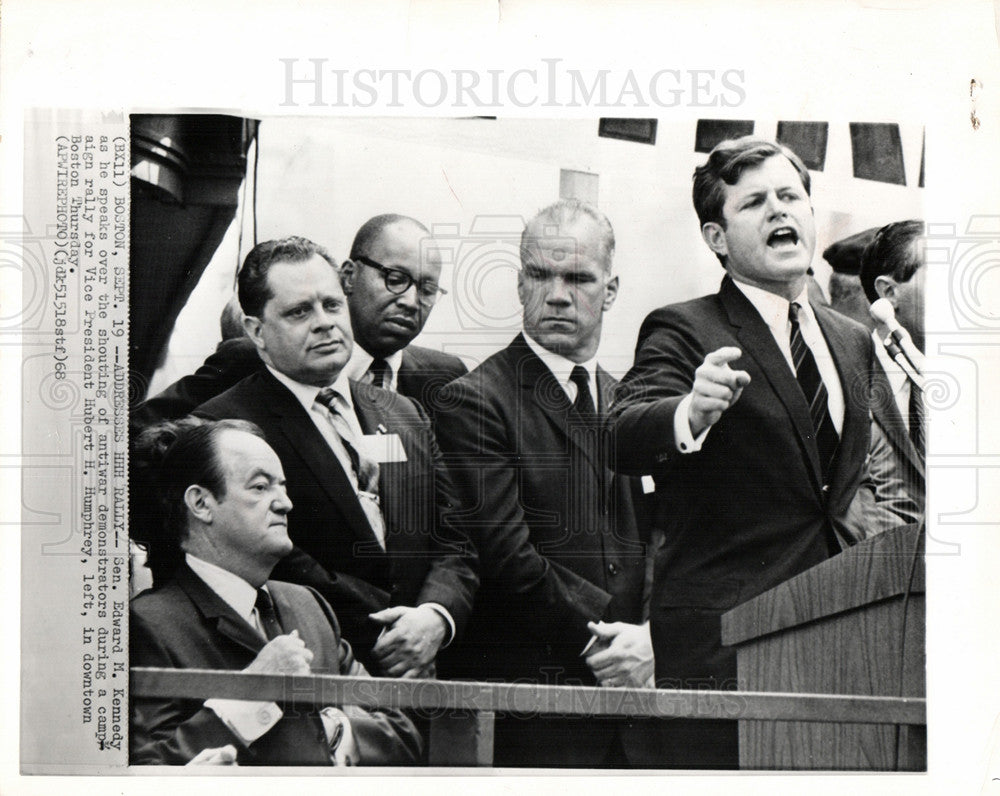 1970 Press Photo Edward Kennedy Senator DemocraticParty - Historic Images