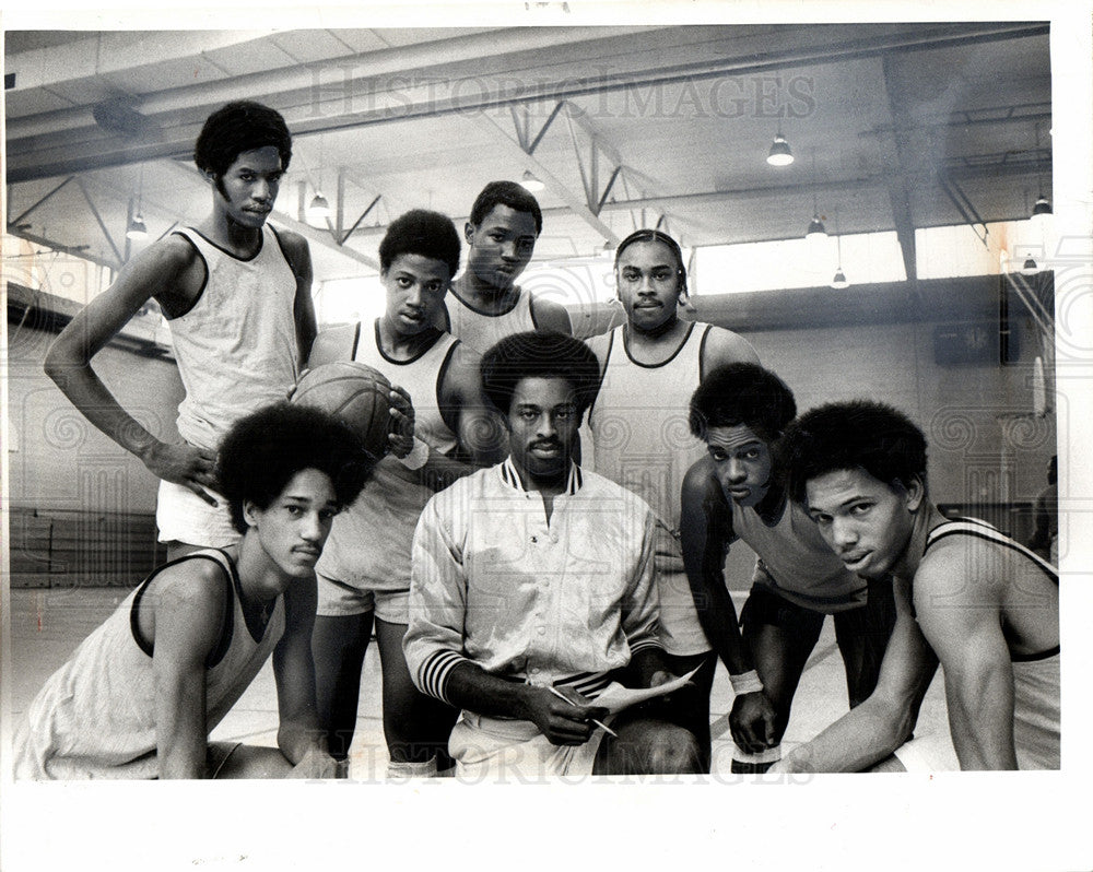 1975 Press Photo Ben Kelso American NBA Detroit Pistons - Historic Images