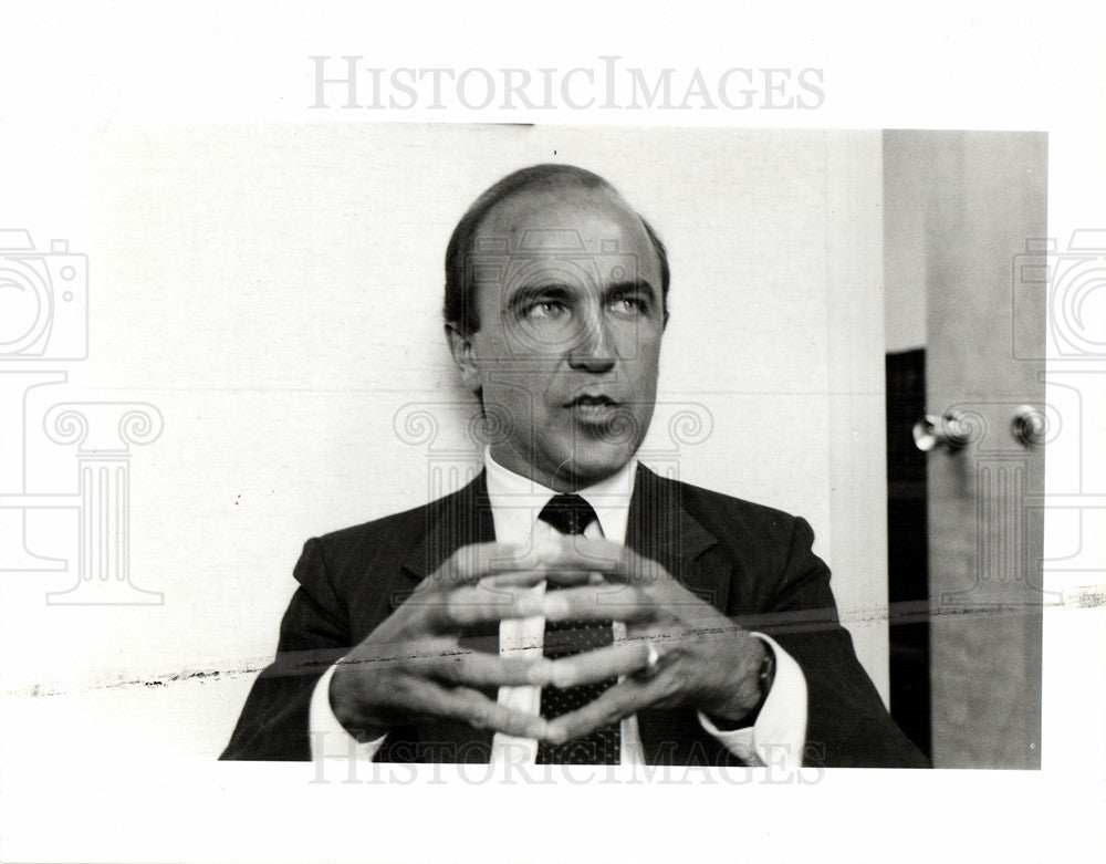 1988 Press Photo Michigan State Senator John Kelly JOA - Historic Images