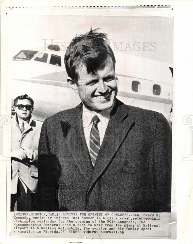 1965 Press Photo Senator Edward Kennedy Washington - Historic Images