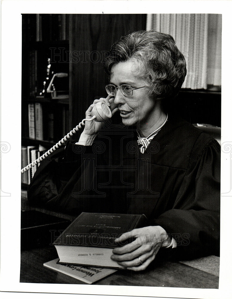 1975 Press Photo Cornelia Kennedy Judge - Historic Images