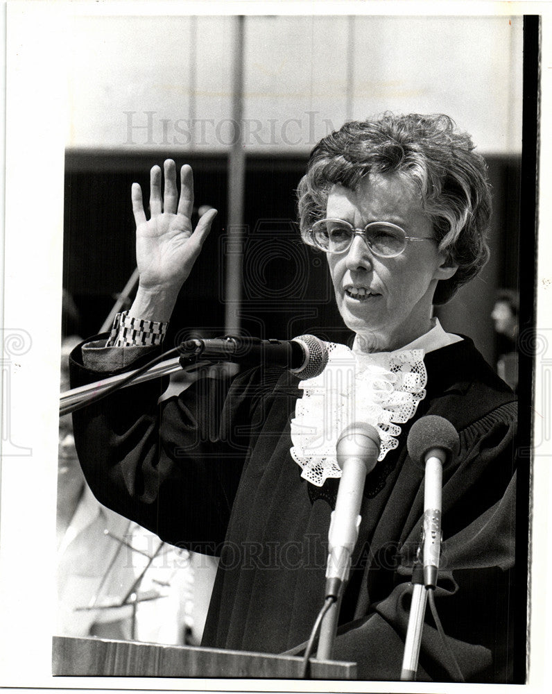 1978 Press Photo Judge Cornelia Kennedy Appeals court - Historic Images