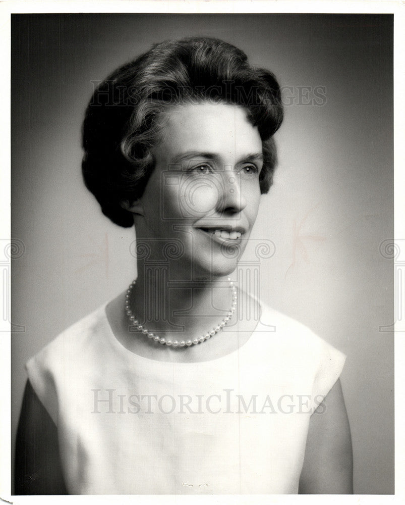 1966 Press Photo Cornelia Groefsema Kennedy Michigan - Historic Images