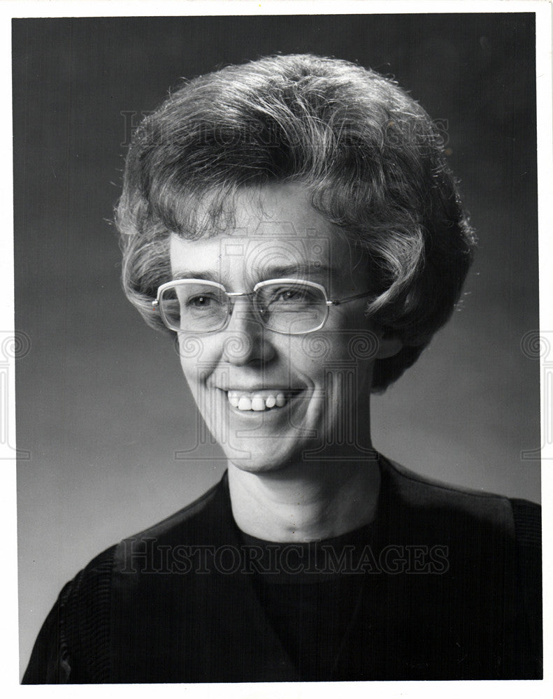 1977 Press Photo Cornelia Kennedy senior judge court - Historic Images