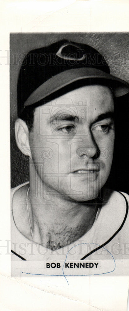 1948 Press Photo Bob Kennedy baseman manager Baseball - Historic Images