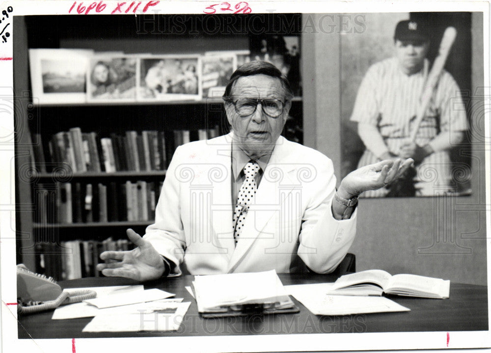 1961 Press Photo Bill Kennedy voice actor Superman - Historic Images