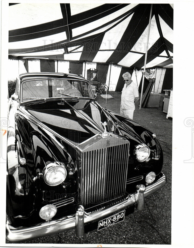 1979 Press Photo Bill Kennedy auctio: Rolls, Cowgirl - Historic Images