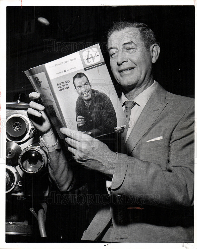 1960 Press Photo Bill Kennedy American actor TV Host - Historic Images