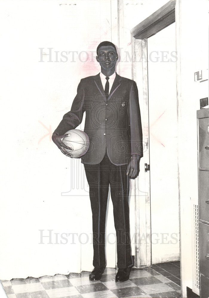 1965 Press Photo Basketball, High School Sports - Historic Images