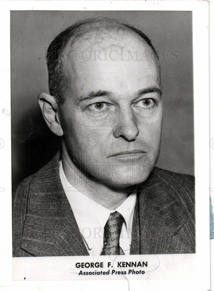 1952 Press Photo George Keenan, american, diplomat - Historic Images