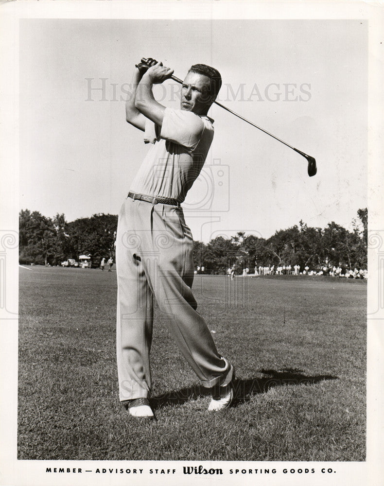 1953 Press Photo Loddie Kemoa, wilson sporting goods - Historic Images