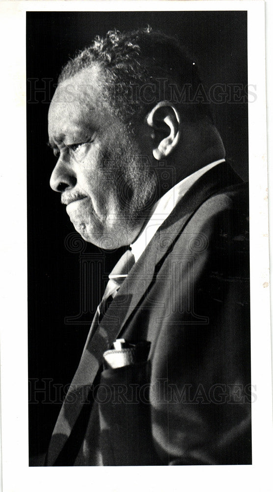 1983 Press Photo James Kemp NAACP press conference - Historic Images