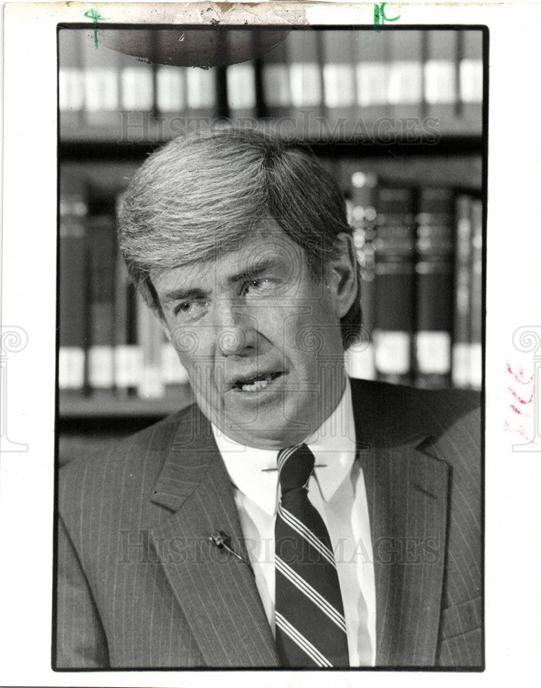 1986 Press Photo Jack Kemp AmericanPresident George. - Historic Images