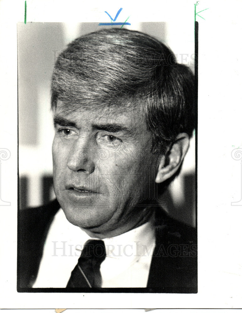 1989 Press Photo Home Secretary Jack Kemp - Historic Images