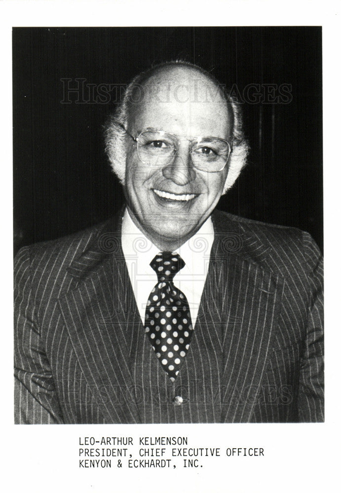 1988 Press Photo Kelmenson Kenyon & Eckhardt, Inc. - Historic Images