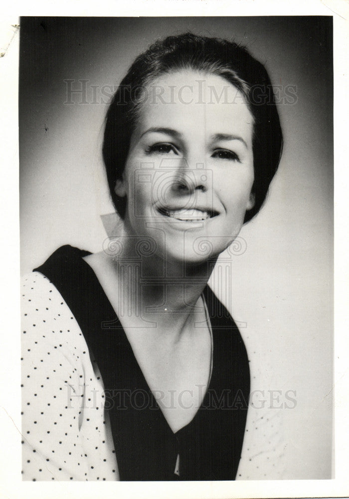 1972 Press Photo Marilyn Jean Kelly School Board Pres. - Historic Images