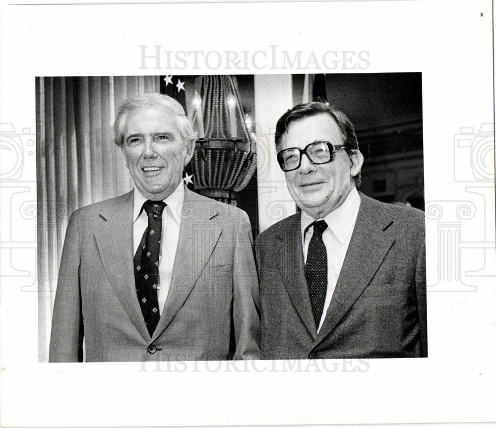 1980 Press Photo Lane Kirkland US labor union AFL-CIO - Historic Images