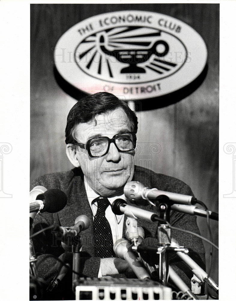 1982 Press Photo Lane Kirkland US labor union AFL-CIO - Historic Images