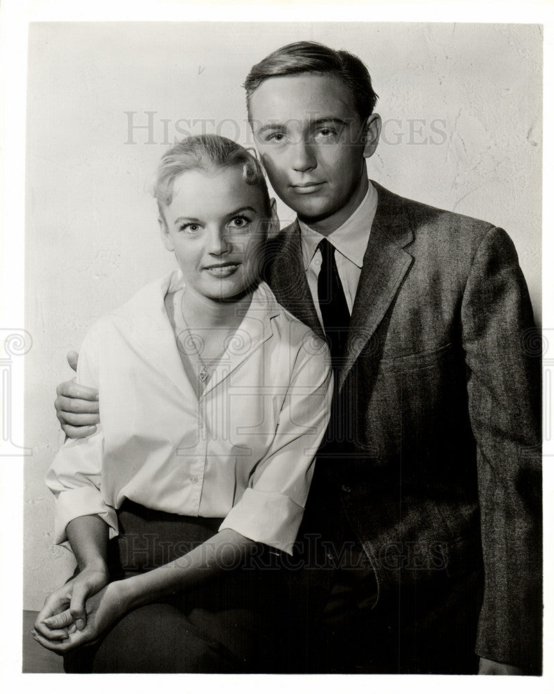 1959 Press Photo Carol Nugent, Tommy Kirk, Millionaire - Historic Images