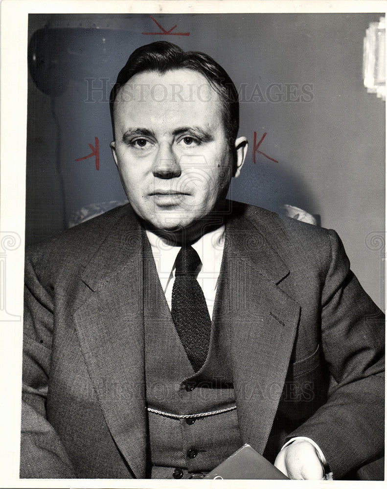 1954 Press Photo Russell Kirk American historian author - Historic Images