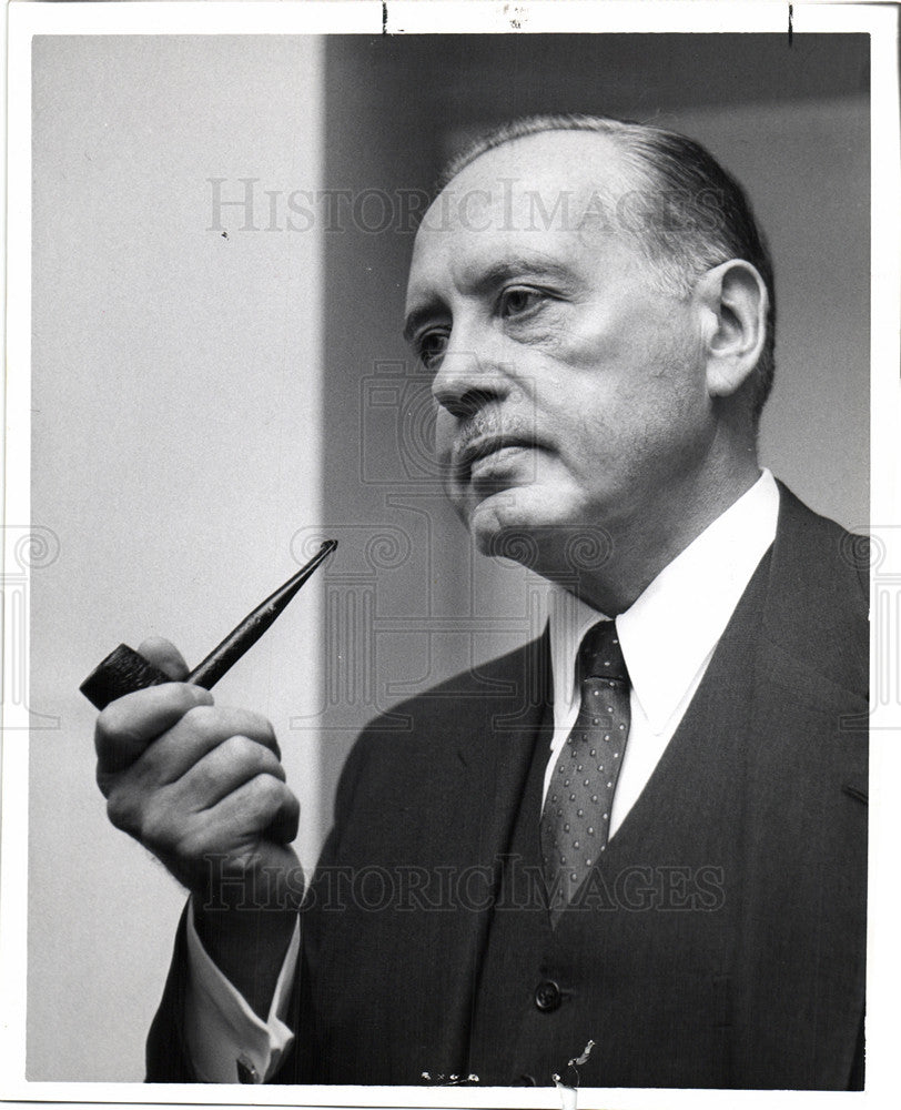 1960 Press Photo Grayson Kirk Columbia University - Historic Images