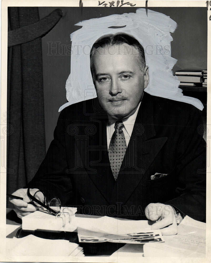 1954 Press Photo Grayson Kirk Grayson Kirk alumni 200th - Historic Images