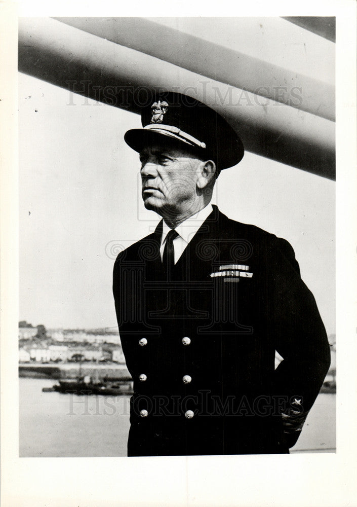 1957 Press Photo Rear Admiral Alan G. Kirk USN officer - Historic Images