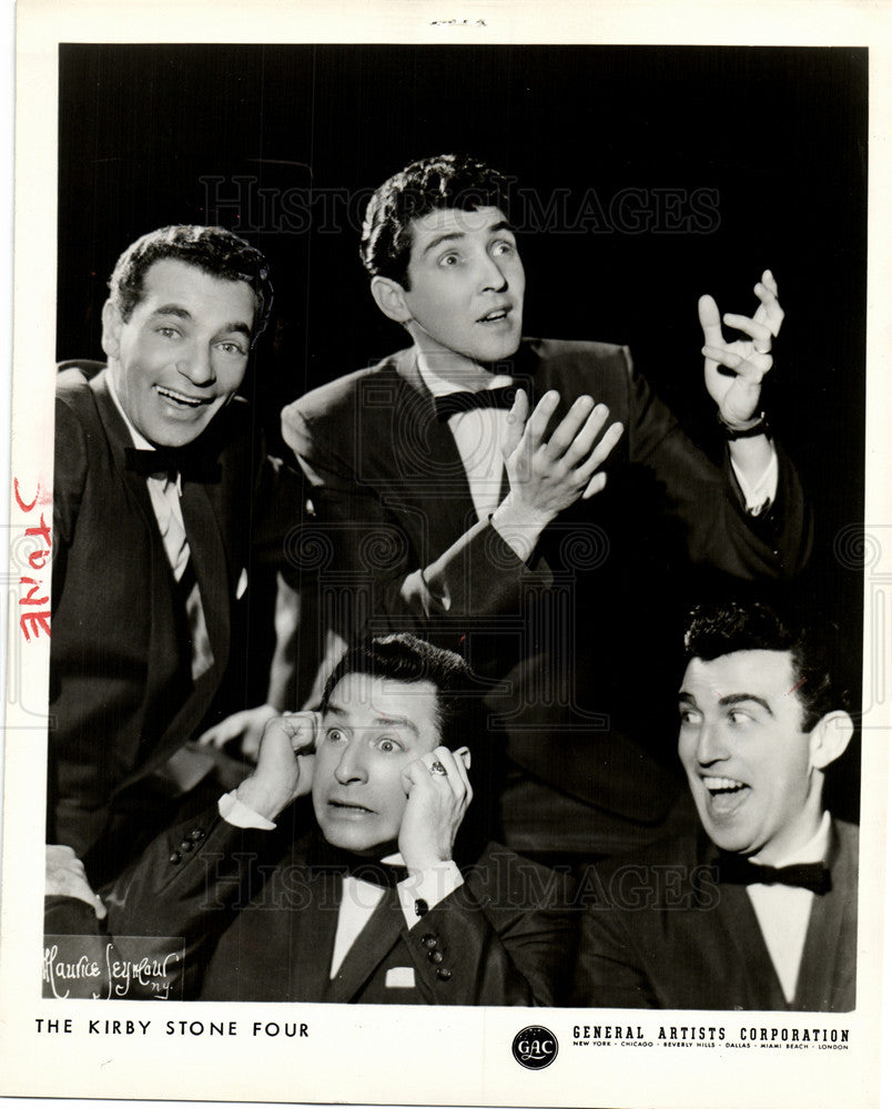 1964 Press Photo Kirby Stone Four vocal ensemble - Historic Images