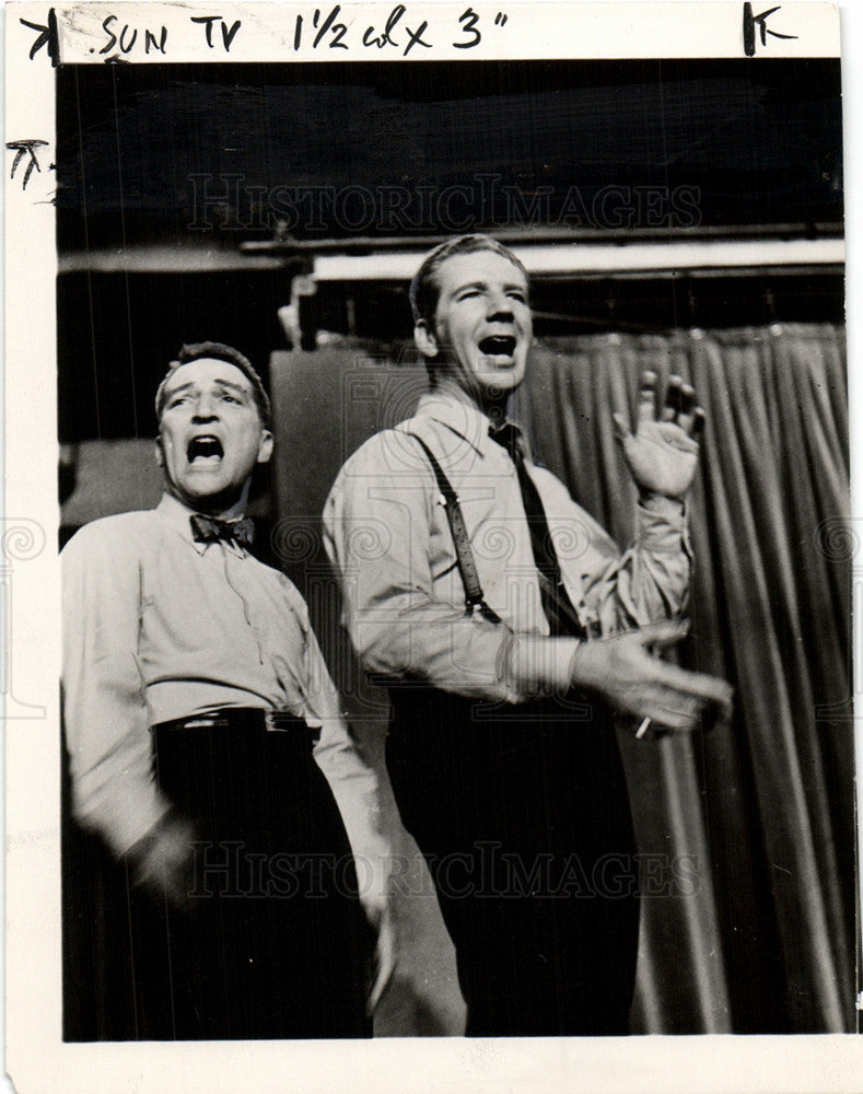 1954 Press Photo Durward Kirby TV host announcer - Historic Images