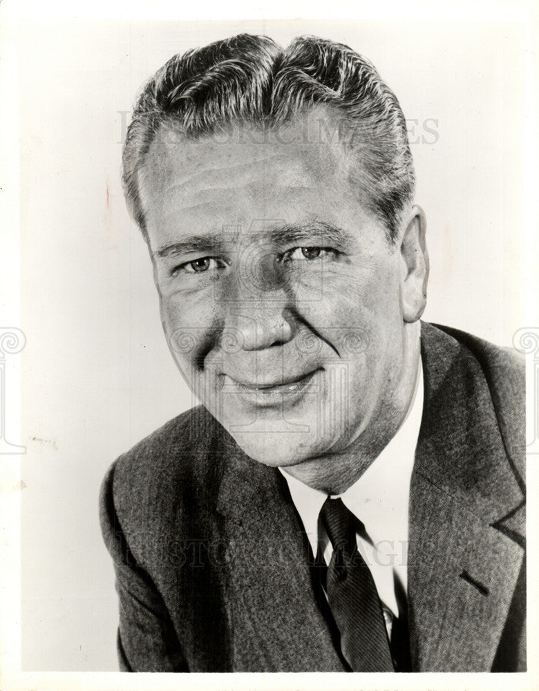 1961 Press Photo Homer Durward Kirby tv host announcer - Historic Images