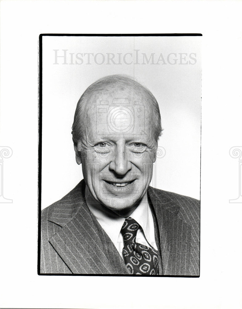 1980 Press Photo Austin H. Kiplinger  Journalist Editor - Historic Images
