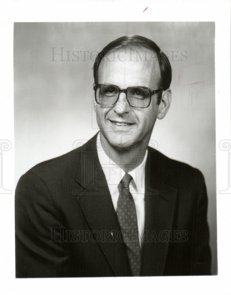 1984 Press Photo Richard Kinsman VP Hi-Lex Corp sales - Historic Images