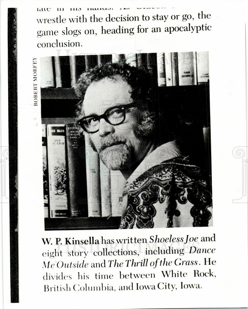 1966 Press Photo W.P.Kinsella Canadian novelist - Historic Images