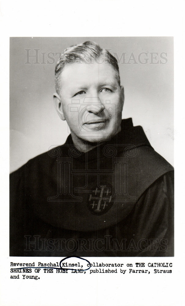 1951 Press Photo Reverend Paschal Kinsel - Historic Images