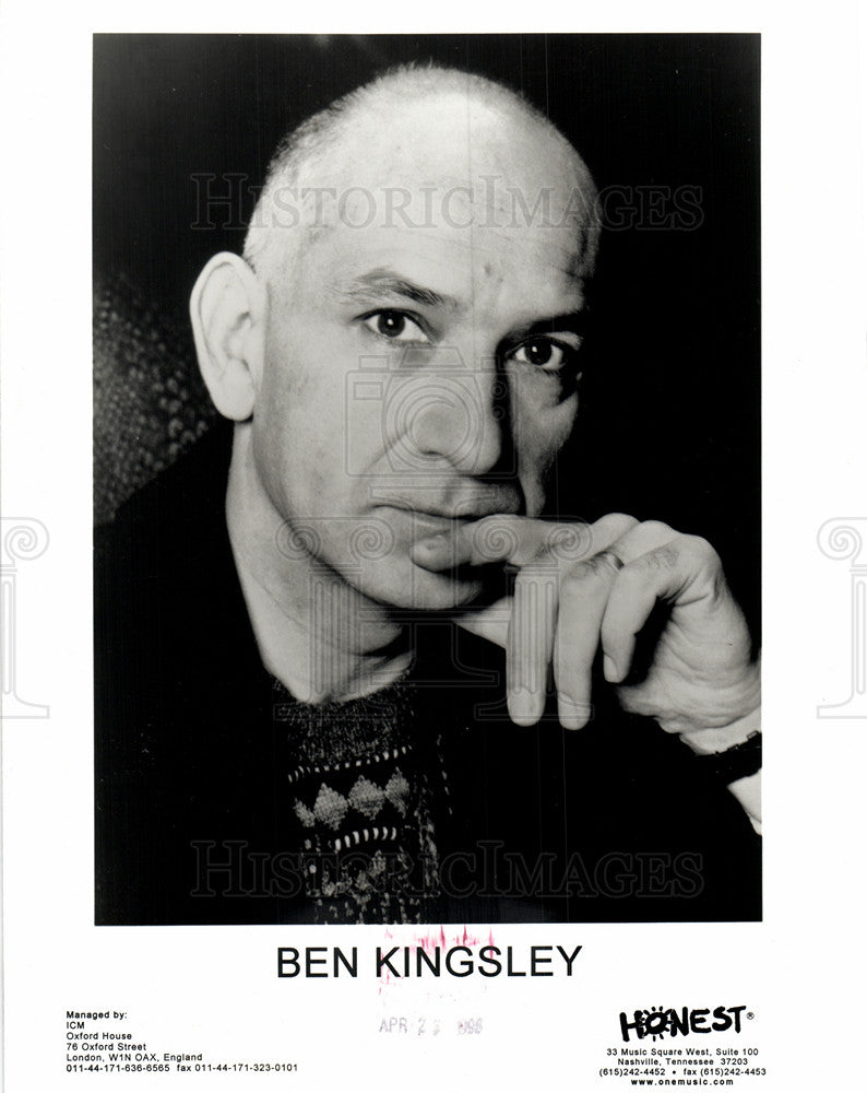 Ben Kingslev 1998, Ben Kingsley British actor - Historic Images